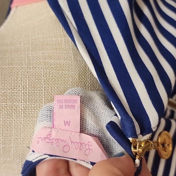 Lilly Pulitzer blue striped dress - Picture 3 of 3